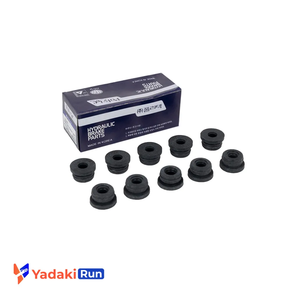 لاستیک زیر مخزن روغن ترمز پراید اصلی برند پلی تک (POLYTEC) کره ای
